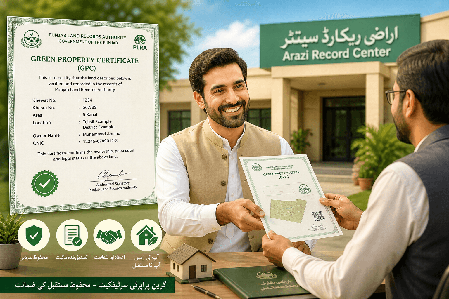 Green Property Certificate (GPC) Punjab - گرین پراپرٹی سرٹیفکیٹ