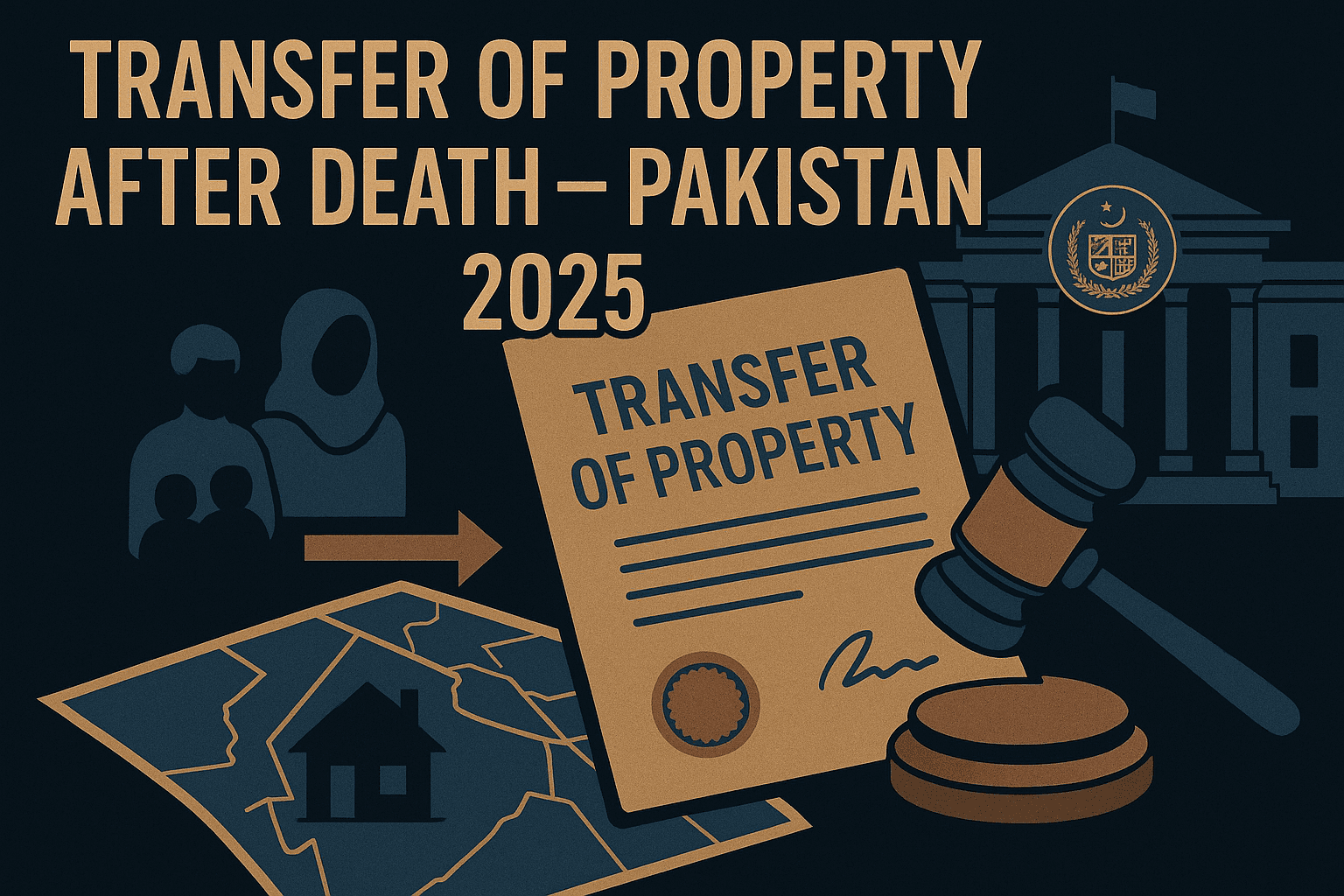 How to Transfer Property After Death in Pakistan (2025 Guide) - پاکستان میں وفات کے بعد جائیداد کی منتقلی کی مکمل رہنمائی